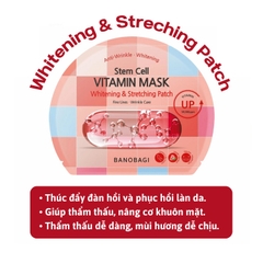 [Mẫu Mới] Mặt Nạ Banobagi Vita Genic Jelly Mask Stem Cell Vitamin Mask 30g