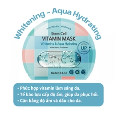 [Mẫu Mới] Mặt Nạ Banobagi Vita Genic Jelly Mask Stem Cell Vitamin Mask 30g