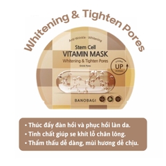 [Mẫu Mới] Mặt Nạ Banobagi Vita Genic Jelly Mask Stem Cell Vitamin Mask 30g