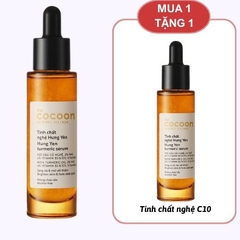 Tinh chất nghệ Hưng Yên Cocoon serum C22 sáng da mờ vết thâm chuyên Sâu x2.2 mua 1 tặng 1 22% 30ml chính hãng