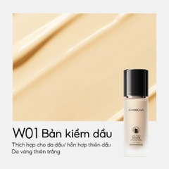 Kem nền dạng lỏng Carslan Lasting Cover Foundation siêu kiềm dầu lâu trôi phiên bản cho da dầu - 30g