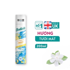 Dầu Gội Khô Batiste Dry Shampoo Hết Ngứa, Hết Bết Dính Tóc Bồng Bềnh Tức Thì 200ml