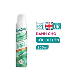 Dầu Gội Khô Batiste Dry Shampoo Hết Ngứa, Hết Bết Dính Tóc Bồng Bềnh Tức Thì 200ml
