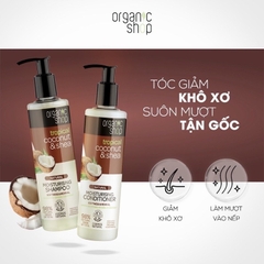 Set Dầu Gội Dầu Xả Organic Chăm Sóc Tóc Dưỡng Tóc Phục Hồi Tóc Hư Tổn Ngăn Ngừa Tóc Gãy Rụng Chai 280 ml