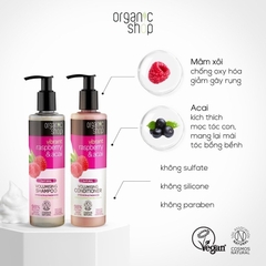 Set Dầu Gội Dầu Xả Organic Chăm Sóc Tóc Dưỡng Tóc Phục Hồi Tóc Hư Tổn Ngăn Ngừa Tóc Gãy Rụng Chai 280 ml