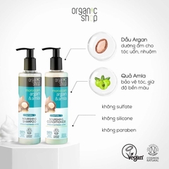 Set Dầu Gội Dầu Xả Organic Chăm Sóc Tóc Dưỡng Tóc Phục Hồi Tóc Hư Tổn Ngăn Ngừa Tóc Gãy Rụng Chai 280 ml