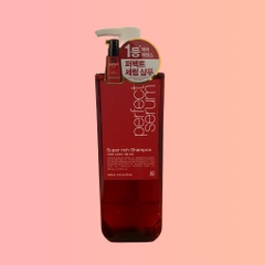 [Mẫu Mới] Set Dầu Gội - Xả Mise En Scene Perfect Serum Super Rich Dưỡng Tóc Mềm Mại, Bóng Mượt 680ml