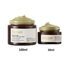 Mặt nạ Cocoon dưỡng ẩm, sáng da, giảm dầu mụn từ Bí đao, Hoa hồng, Nghệ Hưng Yên 30ml - 100ml