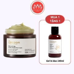 Mặt nạ bí đao Cocoon Mask TheCocoon Hỗ Trợ Giảm Dầu Và Mụn Winter Melon Face 30ml - 100ml mua 1 tặng 1 chính hãng
