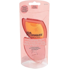 Mút Tán Kem Nền Real Techniques Miracle Complexion Sponge Trang Điểm Mềm Mịn Có Case | Không Case Bảo Vệ - Chính Hãng