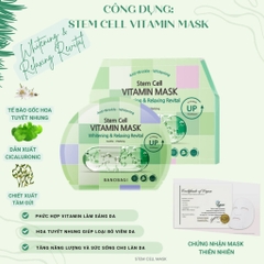 Mặt Nạ Giấy Mask Banobagi dịu da, sáng da, cải thiện nếp nhăn, giảm mụn 30ml