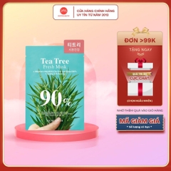 Mặt Nạ Tràm Trà Dưỡng Da Bring Green Tea Tree 90% Fresh Mask 20g