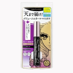Mascara Kissme Nâng Cong Và Dày Mi Vỏ Tím Màu 01 Đen Black 6g