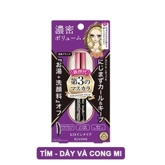 Mascara Kissme H.eroine Make Long & Curl Mascara Advanced Film Làm Dài Và Cong Mi Màu Đen 4.5g