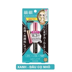 Mascara Kissme H.eroine Make Long & Curl Mascara Advanced Film Làm Dài Và Cong Mi Màu Đen 4.5g