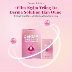 Film Ngậm Trắng Da Glutathione Derma Solution Hàn Quốc hộp 30 miếng