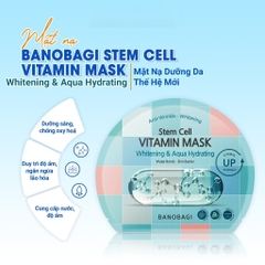 Mặt nạ Banobagi dưỡng da bổ sung Vitamin Vita Genic Jelly Mask Giấy Stemcell BANOBAGI dưỡng ẩm 30ml