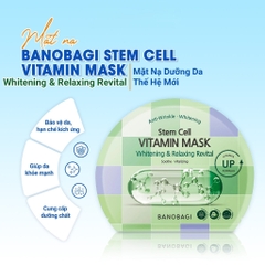Mặt nạ Banobagi dưỡng da bổ sung Vitamin Vita Genic Jelly Mask Giấy Stemcell BANOBAGI dưỡng ẩm 30ml