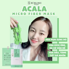 Miếng Mặt nạ vải vi sợi Be'Balance Micro Fiber Mask 3 in 1 - mặt nạ be balance giúp làm đẹp da