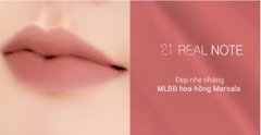 Son Kem BBIA Velvet Lip Tint màu 21 Real note