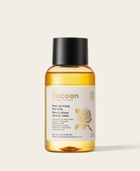 Nước tẩy trang Cocoon Hoa hồng Rose bi - phase micellar water bản mới 140ml