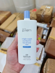 (Không vỏ) Kem chống nắng Make Prem UV Defense Me. Daily Sun Fluid 150ml