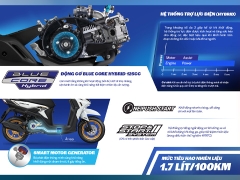 Phân tích chiều sâu hệ thống Blue Core Hybrid trên Yamaha Gear 125 2026: Tối ưu hóa hiệu suất đô thị