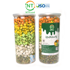 Đậu hòa lan mix 5 vị NTFood hủ Pet 420g - Nhất Tín Food