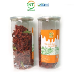 Khô bò sợi lá chanh NTFood hủ Pet 300 gram - Nhất Tín Food