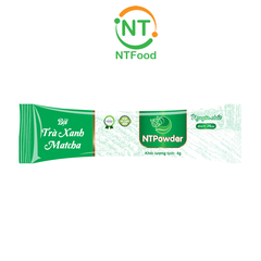 Bột Trà Xanh Matcha sấy lạnh nguyên chất NTPOWDER 100gr - Nhất Tín Food