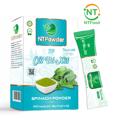 Bột Cải Bó Xôi sấy lạnh nguyên chất NTPOWDER 100gr - Nhất Tín Food