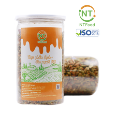 Hạt bí xanh rang tỏi ớt NTFood hủ pet 450 Gr - Nhất Tín Food