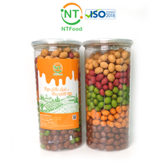 Đậu phộng da cá mix 5 vị NTFood 600Gr - Nhất Tín Food