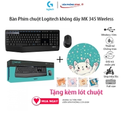 Bộ bàn phím chuột không dây Logitech MK345