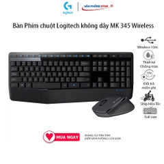 Bộ bàn phím chuột không dây Logitech MK345