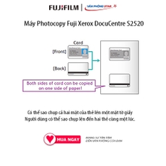 Máy photocopy đa chức năng FujiXerox DC S2520, chính hãng bảo hành toàn quốc