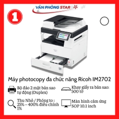 Máy photocopy đa chức năng Ricoh IM2702 chính hãng bảo hành toàn quốc