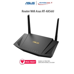 Router Wifi Asus RT-AX56U 2.4 GHz / 5 GHz  Chuẩn kết nối: 802.11 - Chính Hãng