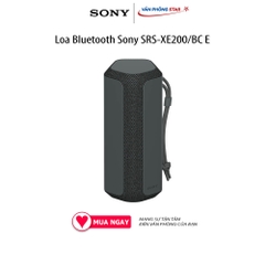 Loa Bluetooth Sony SRS-XE200/BC E, Kết nối USB Type-C, Bluetooth 5.2, Chống nước và chống bụi IP67, Bộ loa X-Balanced