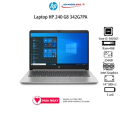 Laptop HP 240 G8 342G7PA (i3-1005G1 / RAM 4GB / 256GB / Intel UHD Graphics / 14''HD)