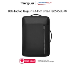 Balo Laptop Targus 15.6 Inch Urban TBB595GL-70 chống thấm nước thân thiện với môi trường chính hãng BH 12 tháng