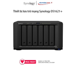 Thiết bị lưu trữ mạng Synology DS1621+ 4 GB DDR4 ECC SODIMM AMD Ryzen V1500B 4-core 2.2 GHz 6 Khay đựng ổ cứng