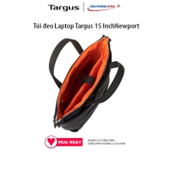Túi đeo Laptop Targus 15 Inch Newport TBB600GL-703 ngăn đứng máy tính trống chộm Vải Nylon chống thấm nước BH 1 năm