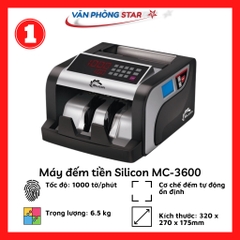 Máy đếm tiền Silicon MC3600