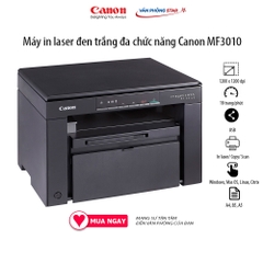 Máy In Canon ImageCLASS MF3010AE - Chính Hãng, A4 Đen Trắng, Đa Chức Năng In, Copy, Scan, kết nối Usb tại Vanphongstar