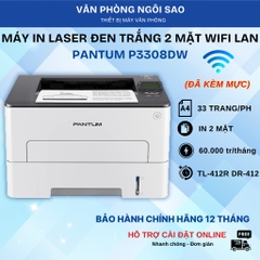 Máy In Laser Pantum P3308DW – In 2 Mặt Tự Động, WiFi/NFC, 33 Trang/Phút Cho Gia Đình & Văn Phòng Nhỏ