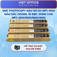 (Combo 3 màu) Mực in máy photocopy Ricoh MP C6003/C6004/C2003/C2004/C2011/C2503/C2504/C3003/C3004/C3504/C3503/C4503/C4504/C5503