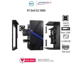 PC Dell G5 5000 (i9-10900F/32GB RAM/512GB SSD/RTX2070S/WL+BT/K+M/Win 10) (70226493)