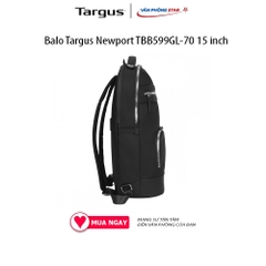 Balo Targus Newport TBB599GL-70 15 inch (29 x 14.5 x 41) chất liệu vải Polyester chống thấm nước