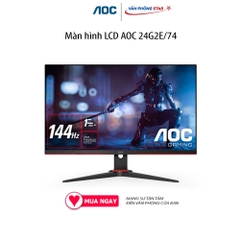 Màn hình LCD AOC 24G2E/74 (1920 x 1080/IPS/144Hz/1 ms/FreeSync Premium)